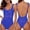 D104/Blue, variant on Afdoent One Piece Swimsuit Women Fashion Letter Print Swimsuit Bikini Swimwear Bathing Sleeveless Backless Swimsuit 2026 Summer Swimwear