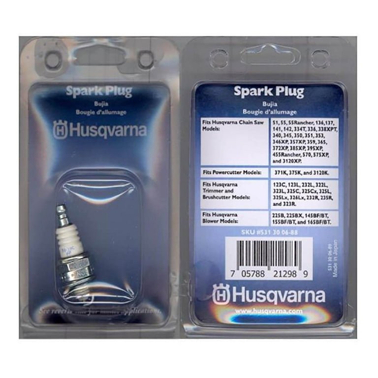 Husqvarna Spark Plug for Chainsaws Power Cutters, & String