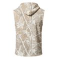 thumbnail image 5 of Men’s Sleeveless Hoodie Vest with Drawstring Hood and Front Pocket Casual Loose Fit Camouflage Print Athletic Top for Outdoor Activities, 5 of 7
