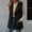 Black, variant on Kilaqueen Womens Fleece Vest Casual Zip Up Sleeveless Fuzzy Sherpa Jacket with Pockets Lapel Lightweight Sweater Coat Fall Winter Warm Outwear