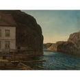 thumbnail image 3 of Amaldus Nielsen 24x19 Black Modern Framed Museum Art Print Titled - Olafsundet, Ny-Hellesund (1911), 3 of 5