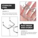 thumbnail image 2 of 20 Pcs Screwdriver Organizers Pegboard Multi-tool Holders Double-ring Racks, 2 of 4