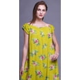 thumbnail image 3 of Bimba Vêtements de Nuit pour Femmes Nuisette Imprimée en Rayonne Longue Robe Maxi Vêtements de Nuit, 3 of 4