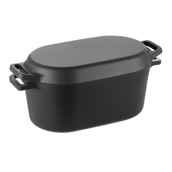 Enameled Cast Iron Dutch Oven, 3.5 Quart - Heavy Duty Cookware with Lid & Handles, Oven & Induction Safe, for Braising, Stews, Bread Baking