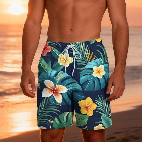 MAIHAN Mens Swimming Trunks with Compression Liner Swim Shorts 7 inch Quick Dry Bathing Suit Anti Chafe Boardshorts Swimwear(Green#04,XXXL)