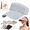 Gray, variant on Women's Breathable Knit Sun Visor Hat for Sun Protection Sports Golf Ponytail Hats Summer Wide Brim Elastic