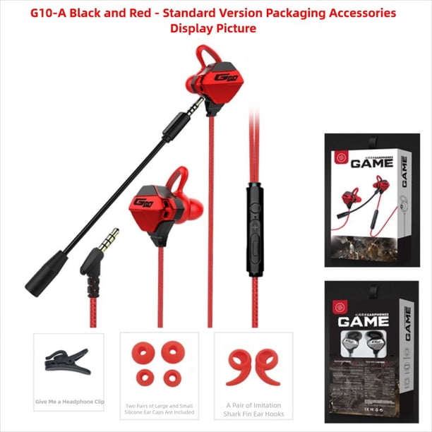 3.5MM Wired Gaming Headphones, Featuring Dual Mics, Stereo Earbuds, Compatible with Smartphones, Gaming , And Pcs