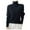 Black, variant on Women Autumn Winter High Collar Knitted Sweater with Slim Fit Solid Color Bottoming Shirt Soft Glutinous Pile Collar Blue M