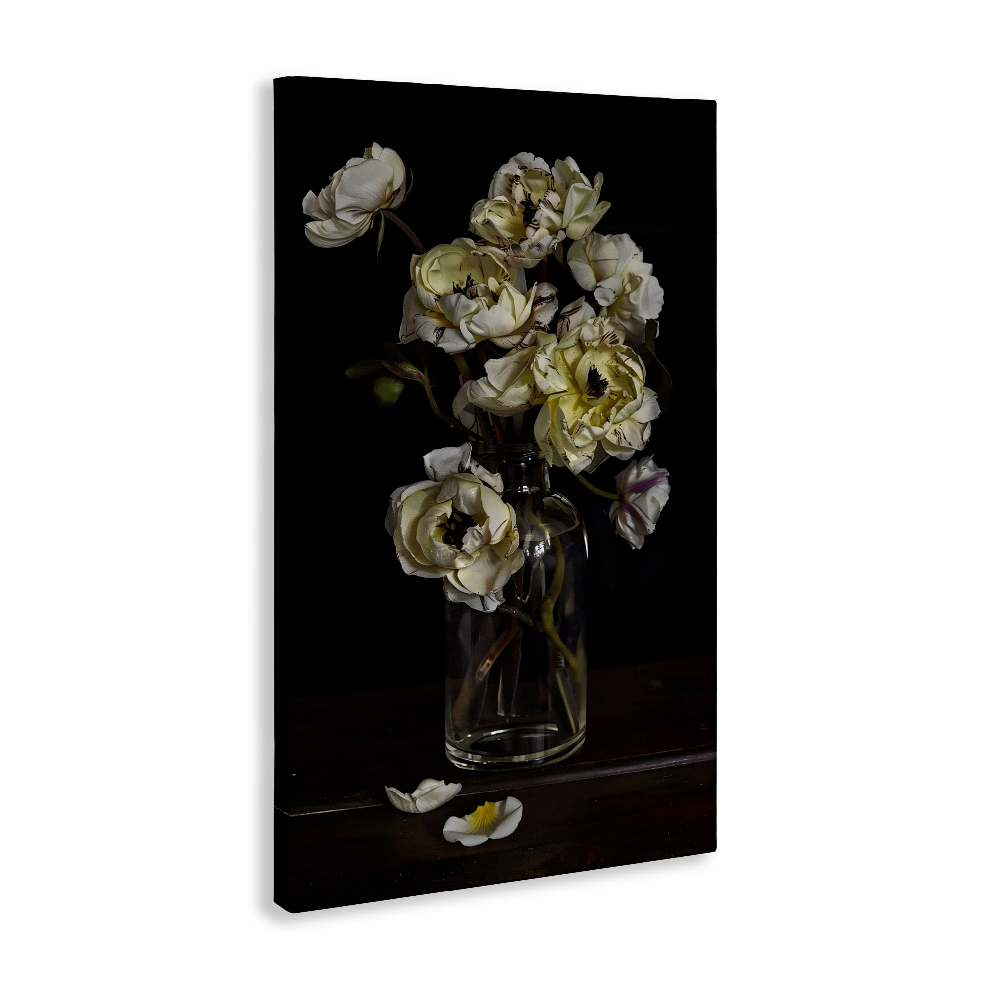 Stupell Industries Elegant Arrangement of Cream Blossoms Canvas Wall Art, design by Creative Studio
