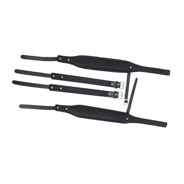Correas de acordeón cinturón de acordeón cómodo reemplazo portátil resistente fácil de limpiar con hebillas ajustables correas de graves Tela de oxford