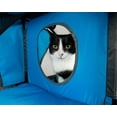 Pet Life ® 'Climber-Tree' Play-Active Travel Collapsible Lightweight Kitty Cat Tree House Lounger