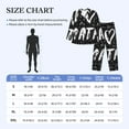 thumbnail image 4 of Fotbe I love Math Pattern Long Sleeve Pajama Set for Men,Sleepwear Set,2-piece Loungewear Set,Soft PJs Comfy Nightwear with Pockets-XX-Large, 4 of 7