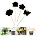 thumbnail image 4 of 4pcs Wooden Chalkboard Gardening Plants Tags Cartoon Plant Labels Decoration, 4 of 9