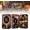 Style B, variant on Shadow Box Photo Display Kit, 3D Memory Frame with 4 Photo Frames & 3 Mini Figurines, Halloween Decor Keepsake Box for Tabletop Wall Display(Style B)Q
