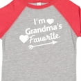 thumbnail image 4 of Inktastic I'm Grandma's Favorite with Arrow and Hearts Boys or Girls Toddler T-Shirt, 4 of 5
