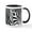 White/Black Inside, variant on CafePress - Zebra Art Mug - 11 oz Ceramic Mug - Novelty Coffee Tea Cup
