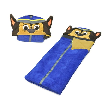 Paw Patrol Chase Hooded Sherpa Sleeping Bag