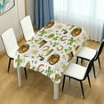 thumbnail image 6 of 54"x54" Clover and Gold Coins Rectangle TableclothSt. Patrick's Day Kitchen Decoration Dinner Rectangular Table Cover for Party Holiday Hotel BBQ-Machine Washable, 6 of 7