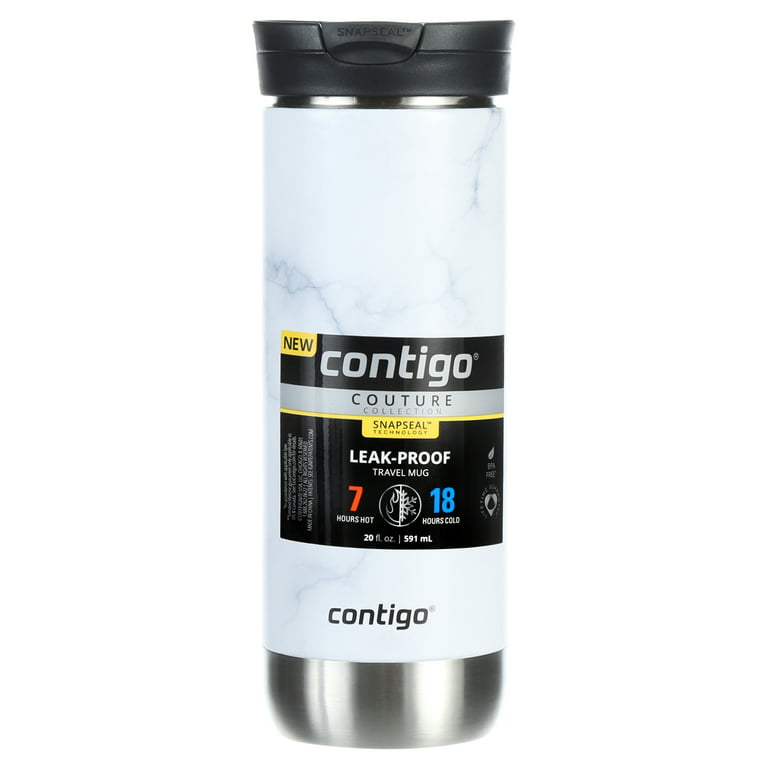 Contigo Couture Stainless Steel Travel Mug with SNAPSEAL Lid Black