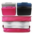 thumbnail image 3 of xinxixnxx CD DVD Case Holder Organizer Game Disc Wallet Holder DVD Storage Bag Silver, 3 of 9