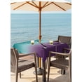 thumbnail image 4 of Square Outdoor Tablecloth with Umbrella Hole Hockey Sports Outside Table Cloth Waterproof Patio Table Cover Turquoise Aqua Purple Gradient Colored Zipper Tablecloths for Picnic Camping 60x60 Inch, 4 of 8