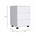 thumbnail image 3 of Vienna Three Drawers Filing Cabinet; Roller Blade Glide, 3 of 8