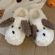 thumbnail image 2 of Qarigey Zapatillas de felpa cálidas, ligeras y transpirables, suaves y acogedoras, divertidas zapatillas de rana encantadoras para parejas Calzado blanquecino 40-41, 2 of 6