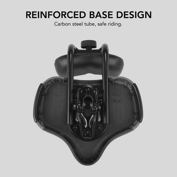 Siège de vélo surdimensionné avec dossier, selle rembourrée