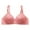 Watermelon Red, variant on Tumotour Full Coverage Bras For Women No Underwire Comfort Push Up Breathable Bralette Bras Solid Color Comfortable Wireless Bras