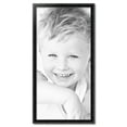 thumbnail image 2 of ArtToFrames 21" x 43" Black Engraved Edges Picture Frame, 21x43 inch Black Wood Poster Frame (WOM-4055), 2 of 8