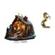 thumbnail image 1 of Adorno De Caballo De Acrílico Independiente, Decoración De Mesa Decorativa, Artesanía Hecha A Mano Para Fiestas, Hogar, Estantería, Festival, Dormitorio, Hoteles, Chimenea., 1 of 8