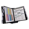 thumbnail image 1 of Organizador de referencia de escritorio de 10 bolsillos Ultimate Office AdjustaView con bolsillos de fácil carga y base compacta con peso para mayor estabilidad Bolsillos negros, 1 of 7