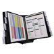 thumbnail image 1 of Organizador de referencia de escritorio de 10 bolsillos Ultimate Office AdjustaView con bolsillos de fácil carga y base compacta con peso para mayor estabilidad Bolsillos negros, 1 of 7