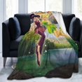 thumbnail image 7 of Tinker Bell Fleece Blanket Super Soft Cozy Warm Flannel Fleece Throw Blanket For Couch Bed Sofa Throw 80"X60", 7 of 7