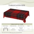 thumbnail image 6 of Rectangle Table Cloth, Clan Wemyss Tartan Resistant Washable Tablecloth Decorative Table Cover for Dining, Indoor and Outdoor, 6 of 6