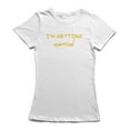 thumbnail image 1 of I'm Getting Married Matching Couple Women's White T-shirt, 1 of 1