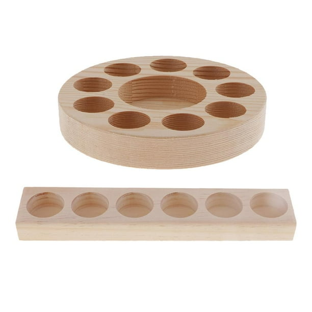 Caja De Almacenamiento De Aceite De De 2 Piezas, Bandeja Organizadora De Aceite Esencial, Para Joyería, Difusor