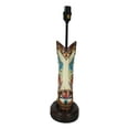 thumbnail image 6 of Southwestern Boho Chic Indian Two Gecko Lizards Cowboy Cowgirl Boots Table Lamp, 6 of 10