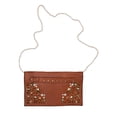 thumbnail image 2 of Premium Spike Studded Crossbody Flap Bag, 2 of 5