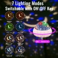 thumbnail image 3 of Night Light for Kids, GuardWee Night Light Projector 7 Mode with Unicorn & Star, Kids Night Light Bedroom Decor Star Lights for Ceiling 360Â°Rotation, Gifts for Baby Kids Toddler Girls (PINK), 3 of 6