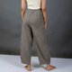 thumbnail image 5 of Pantalones de Cintura Elástica para Mujeres de Cintura Alta Color Sólido con Bolsillos, Pantalones de Longitud Completa Casual para Todas las Estaciones, 5 of 6
