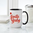 thumbnail image 4 of CafePress - Santa Baby - 15 oz Ceramic Large White Novelty Mug, 4 of 4