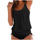 thumbnail image 1 of Traje de Baño de Dos Piezas para Mujeres Traje de Baño Conservador con Correa de Espalda Y Control Del Vientre, Conjuntos Cortos de Playa para Mujeres, 1 of 4