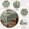 thumbnail image 5 of Green Morocco Table Cloth Waterproof Tablecloths, Boho Farmhouse Abstract Geometric Simple Tablecloth Dining Table Cover for Kitchen Party Tabletop Outdoor, Square Tablecloth 54x54 Inch, 5 of 9