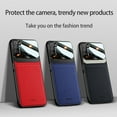 thumbnail image 2 of ROBINSON Leather case back cover Protective Cover Phone Case Glass Back Shell For Samsung Galaxy S22 Plus (Blue), 2 of 8