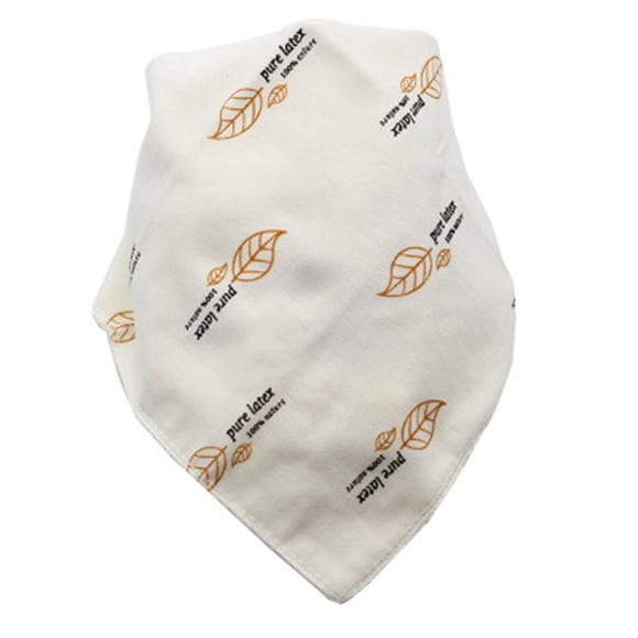 Baby saliva towel triangle towel cotton double-layer children's turban scarf