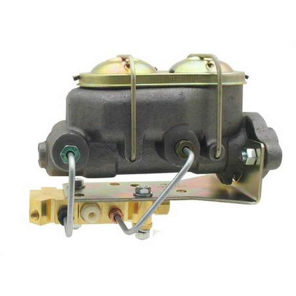 ATeam Performance 4 PORT Corvette Style GM Master Cylinder Disc/Disc, Proportioning Valve