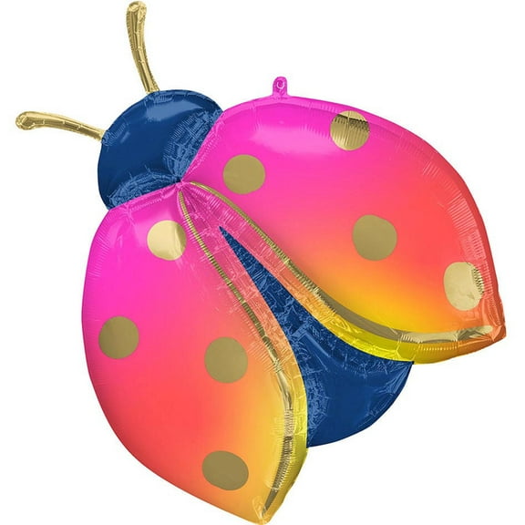 Colorful Ladybug Balloon 33"