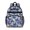 Blue Purple Butterfly Pattern, variant on Butterfly Leaf Text Pattern Cute School Backpack Bag for School with Padded Back and Adjustable Shoulder Straps 15.25"x11.5"x5.25"