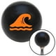 Bouton de Changement de Vitesse Orange Hawaïen No. 2 Noir avec M16 x 1.5 Insert Levier de Vitesses Automatique Manuel Brody – image 1 sur 1
